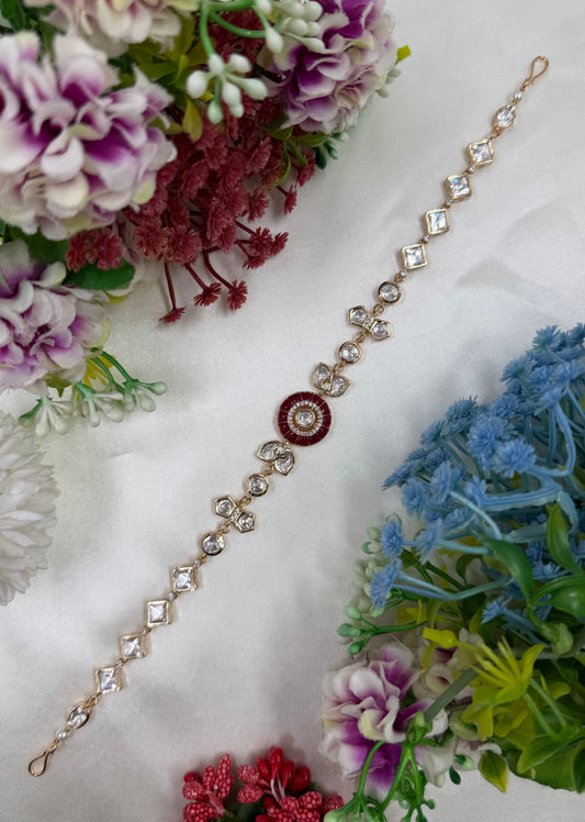 Dhwani Moissanite Sheesh Patti