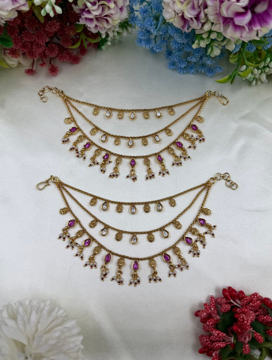 Saanvi Heritage Ear Chain