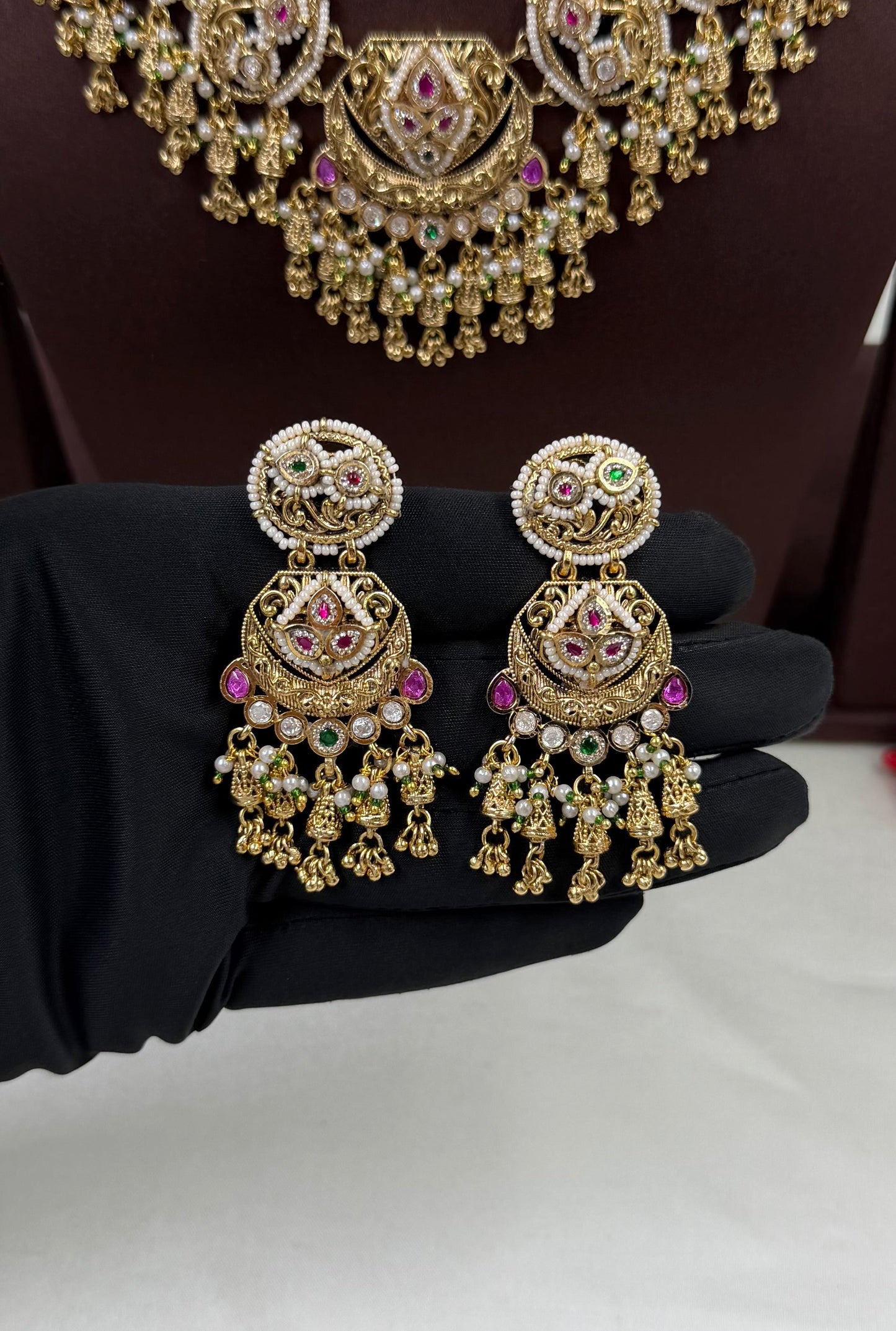 Nritya Heritage Chorski Necklace Set