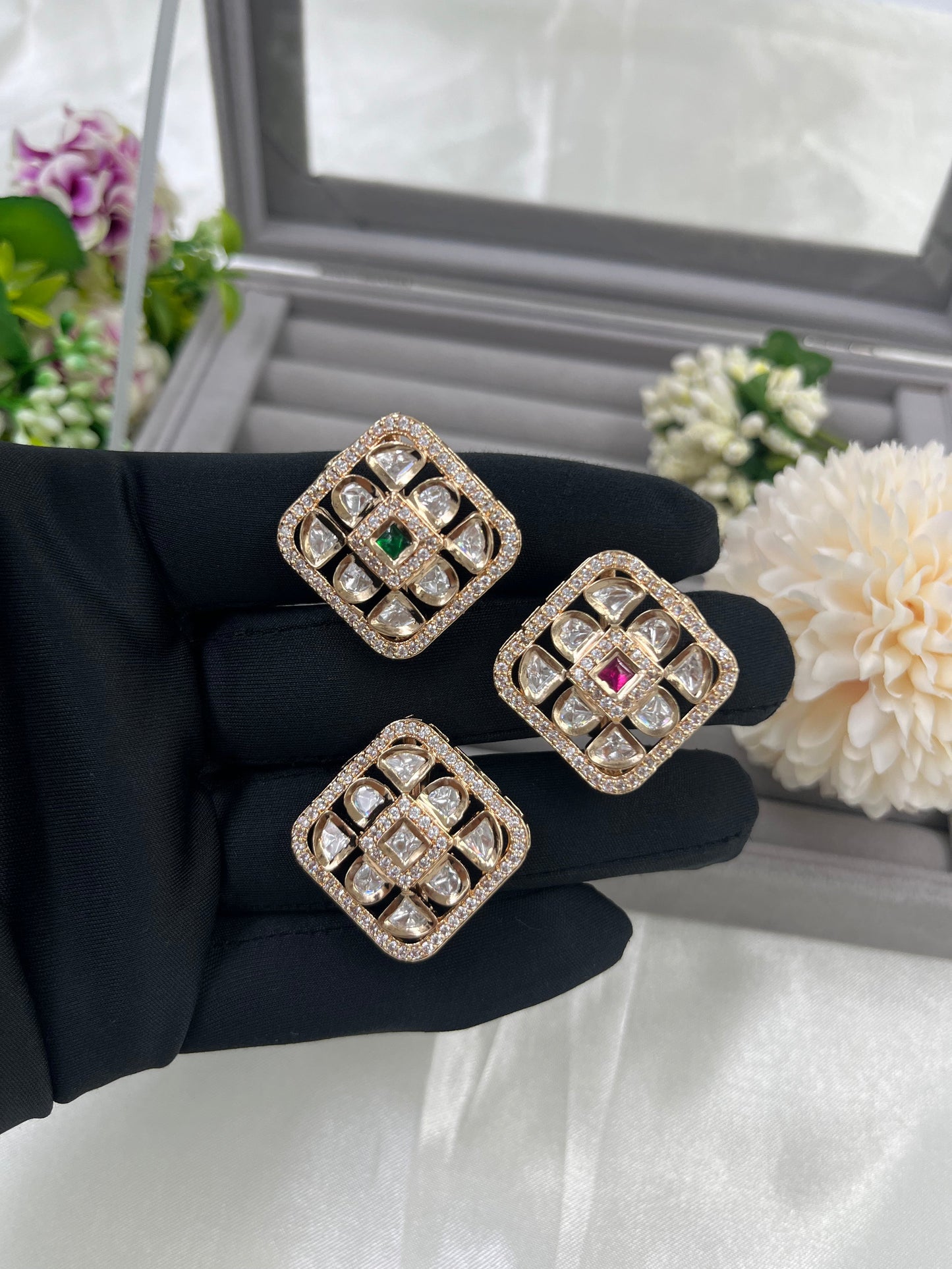Golden Embrace Moissanite Ring