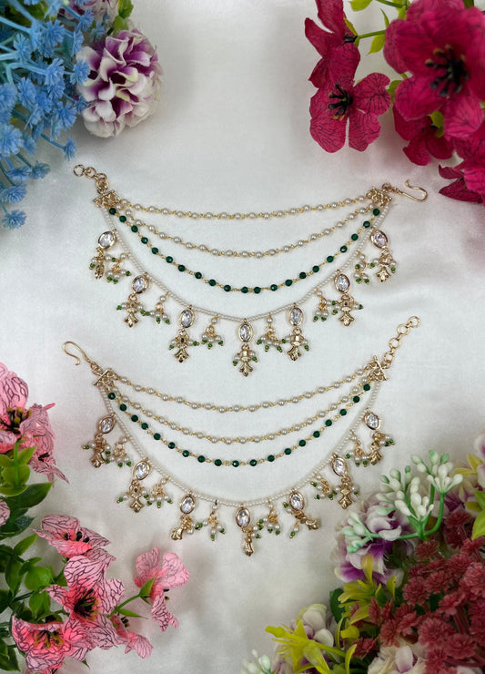 Komal Moissanite Earchain