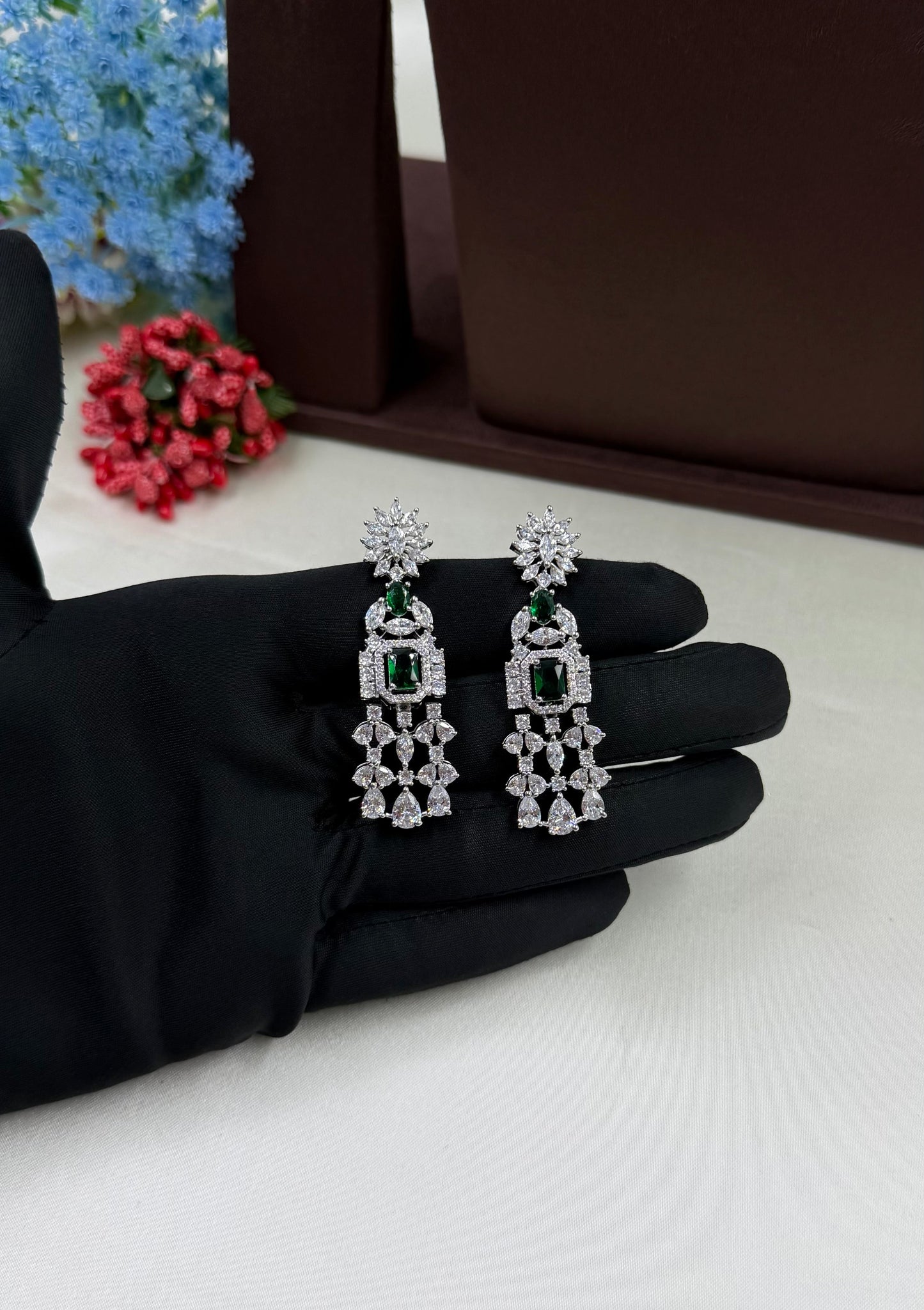 Priya American Diamond Premium Combo Set