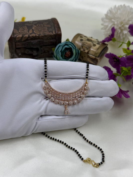 Chandelier Style Rose Gold Mangalsutra