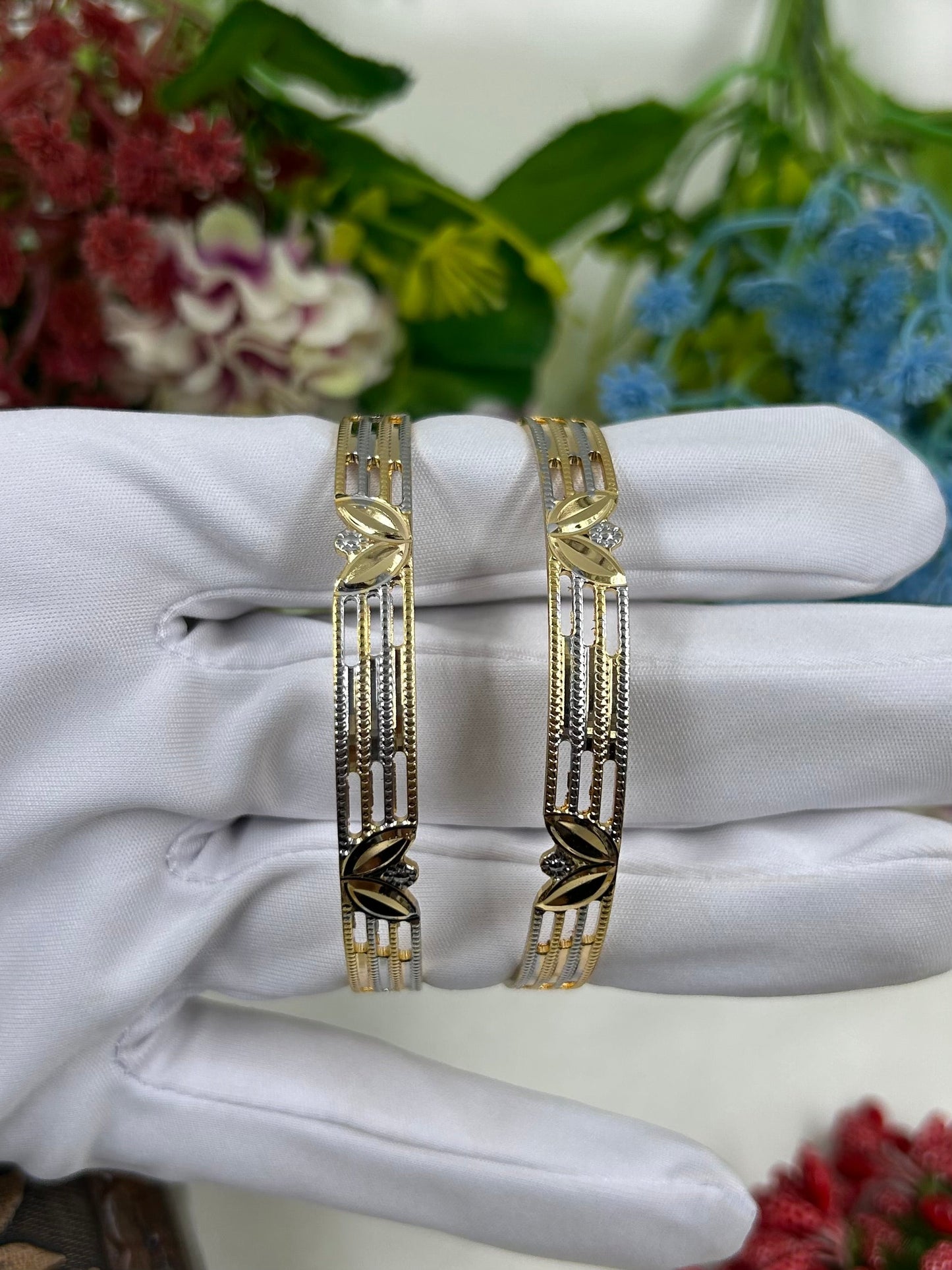 Sunita Premium Two-tone Bangles