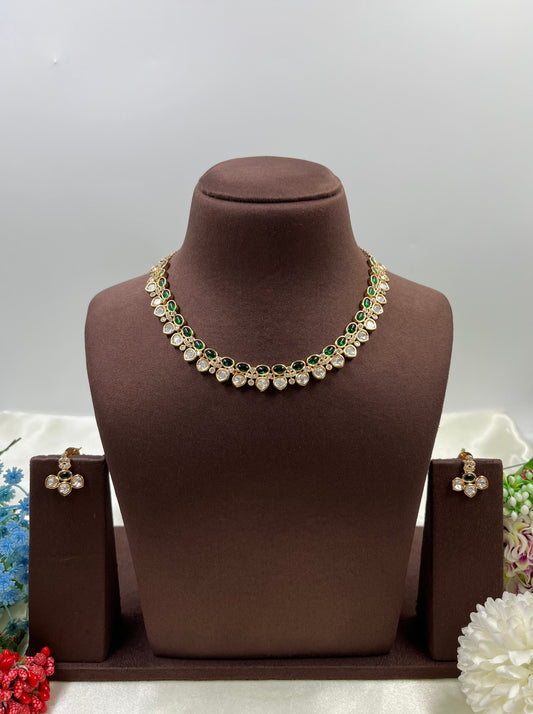 Mayuri Moissanite Delicate Necklace