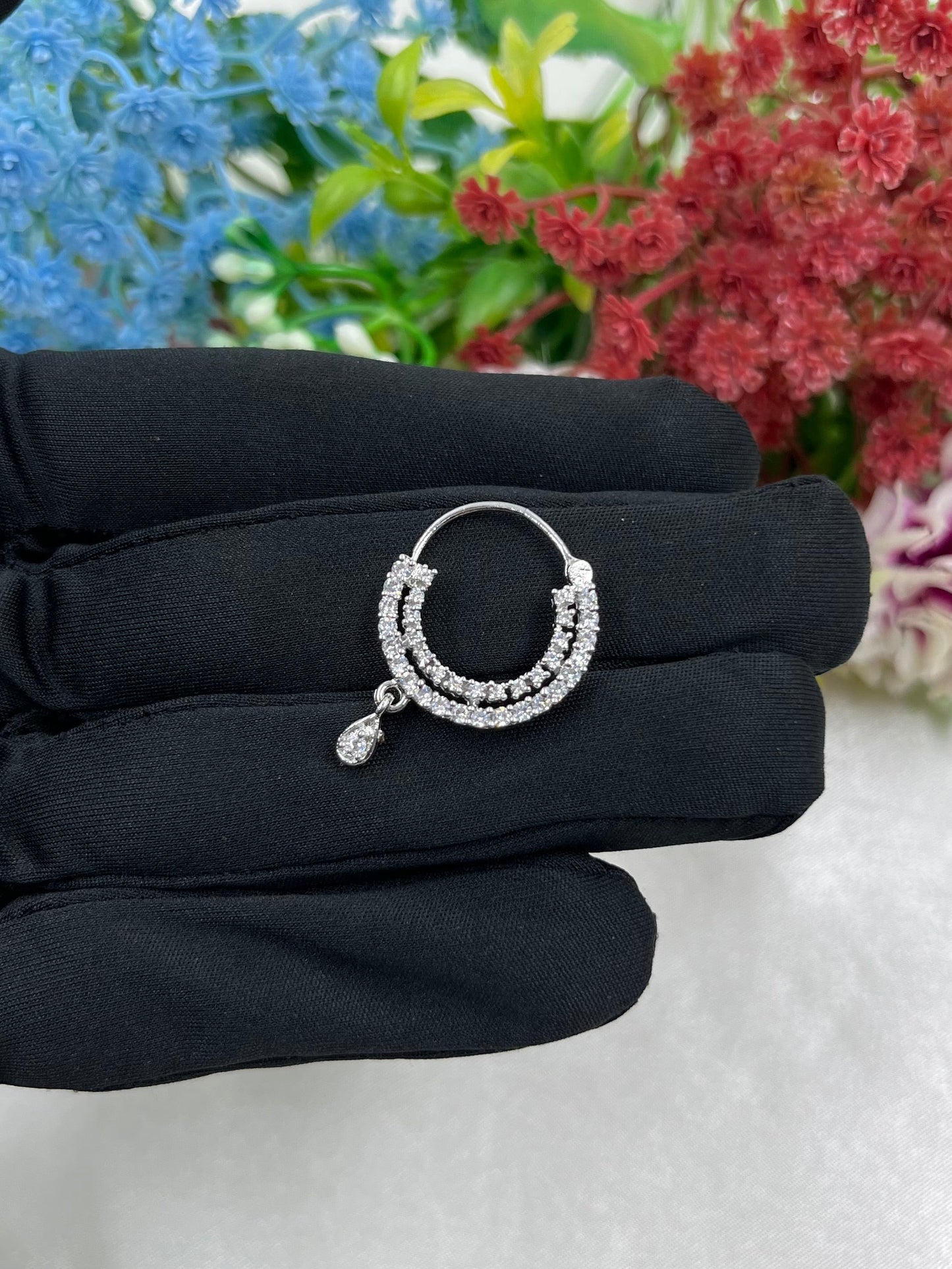 Sofiya American Diamond Nose Ring