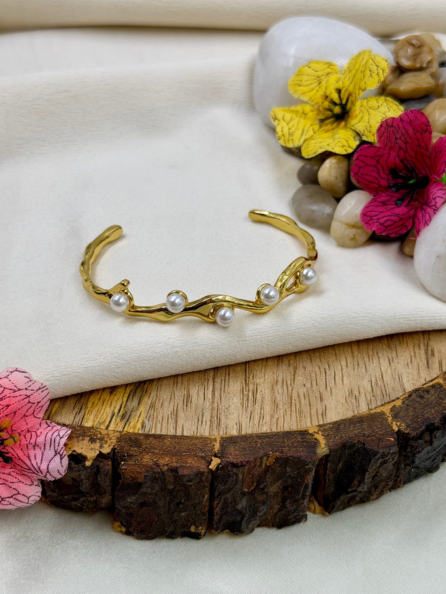 Sophia Anti-Tarnish Stainless Steel Bracelet (Adjustable)