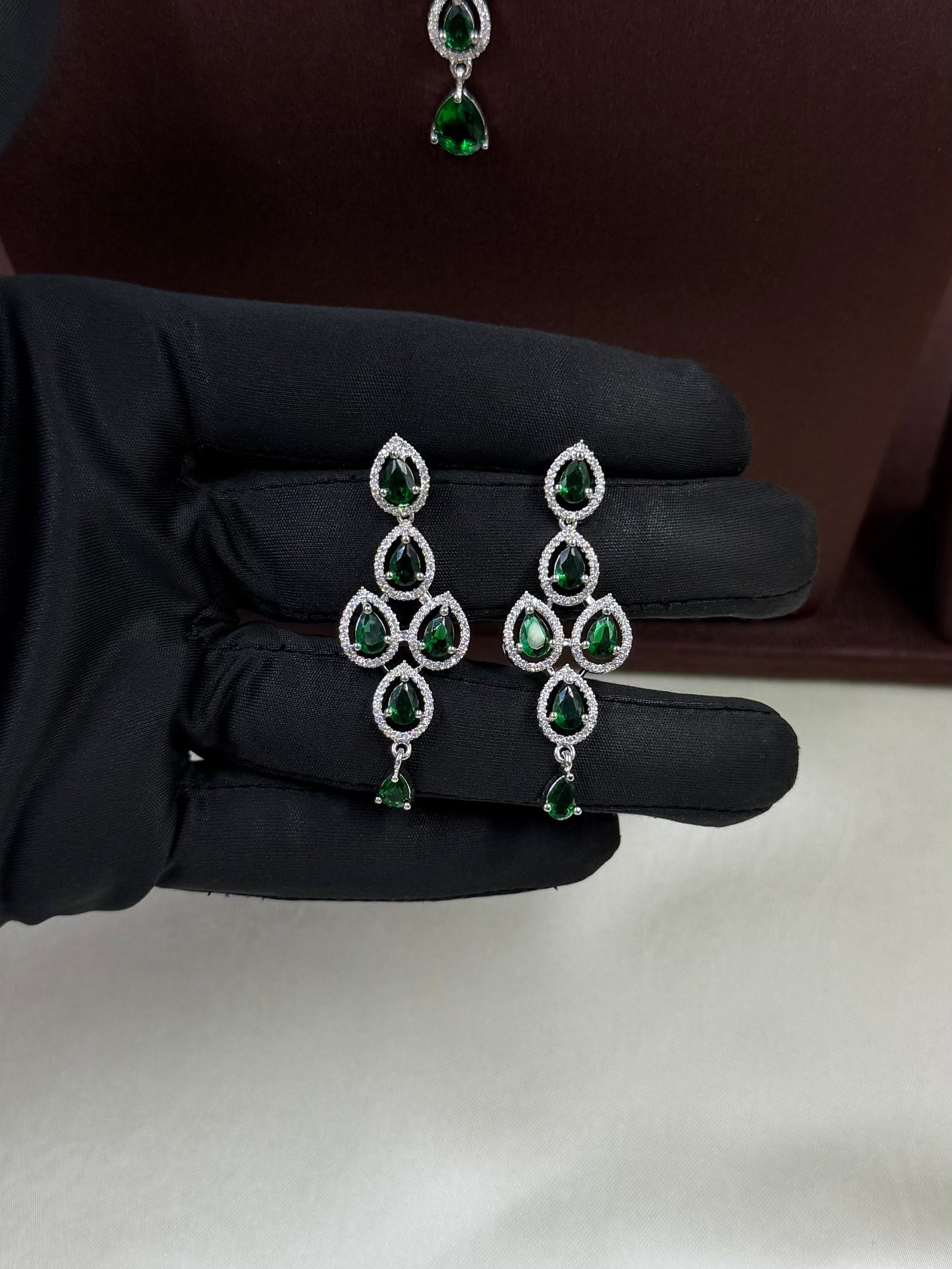 Jasmine American Diamond Necklace