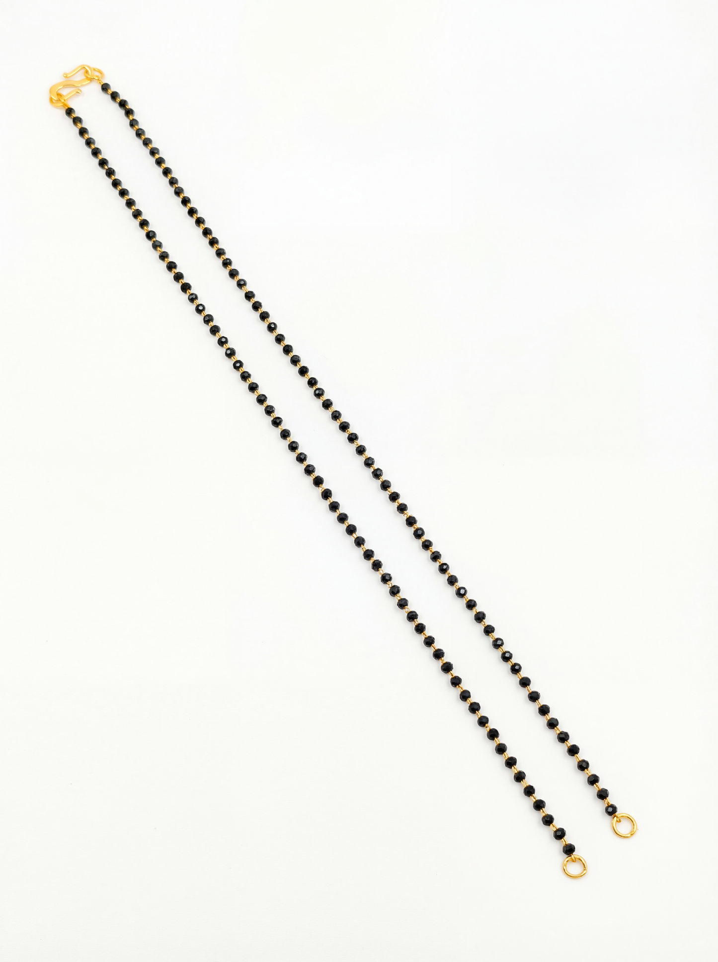18 Inches Black Beads Chain