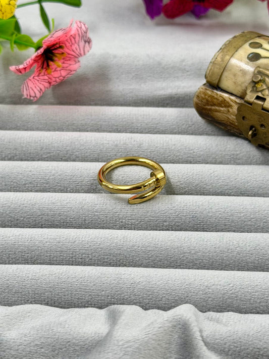 Brynlee Anti-Tarnish Stainless Steel Ring (Adjustable)