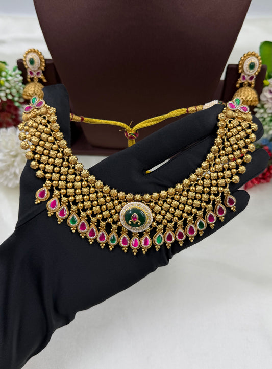 Aishani Heritage Necklace Set