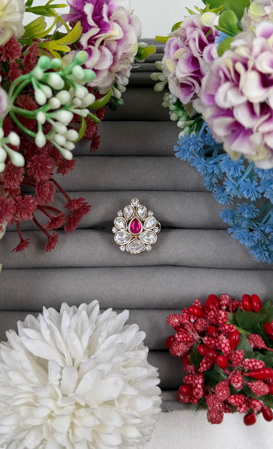 Lohita Moissanite Ring (Adjustable)