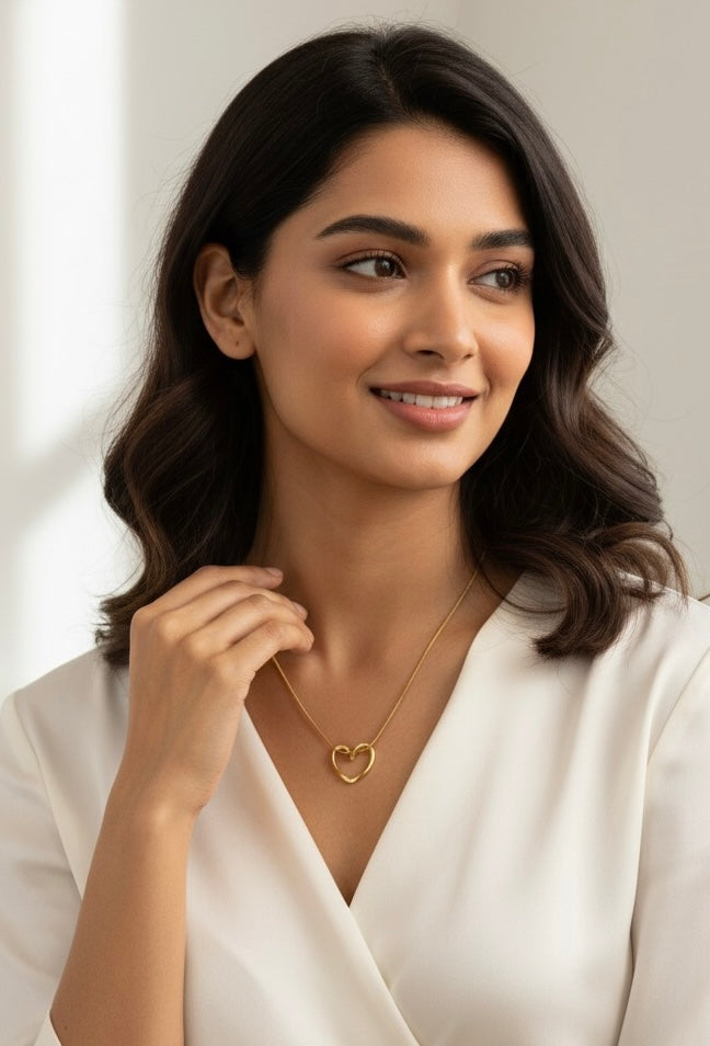 Heart Ring Necklace