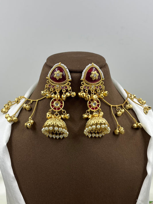 Daksha Kashmiri Earing with Earchain