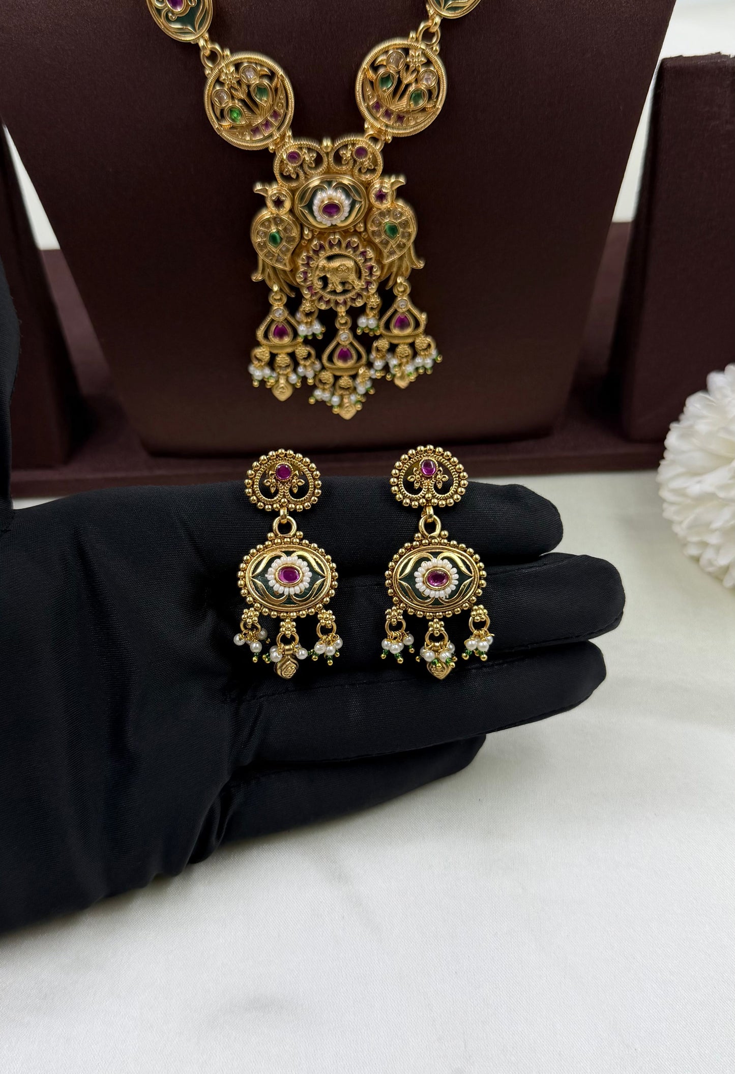 Rashi Heritage Semi Long Necklace