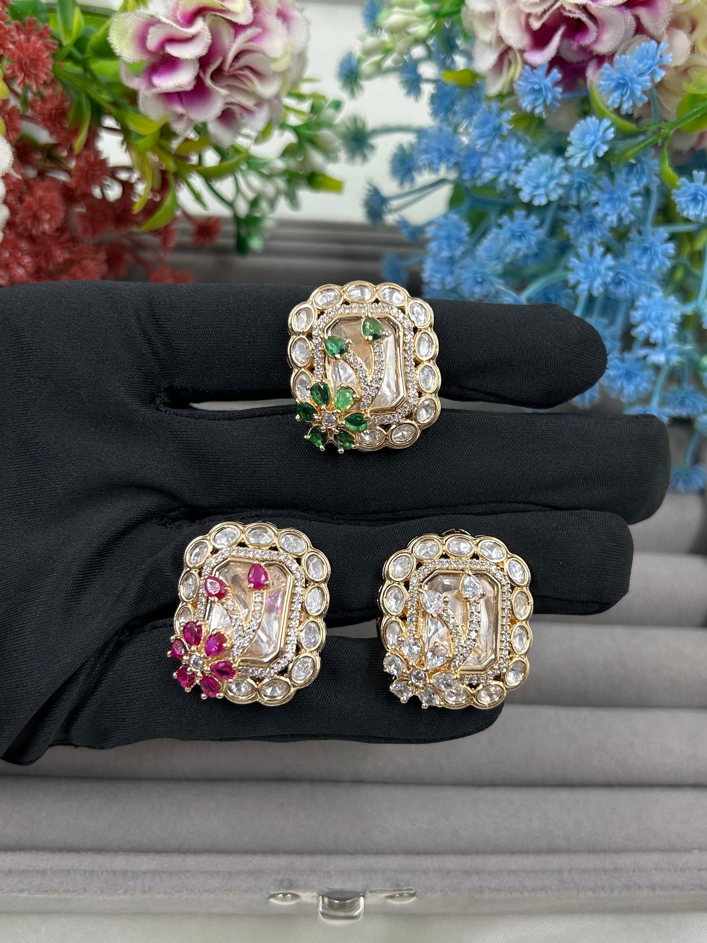 Maira Moissanite Ring (Adjustable)
