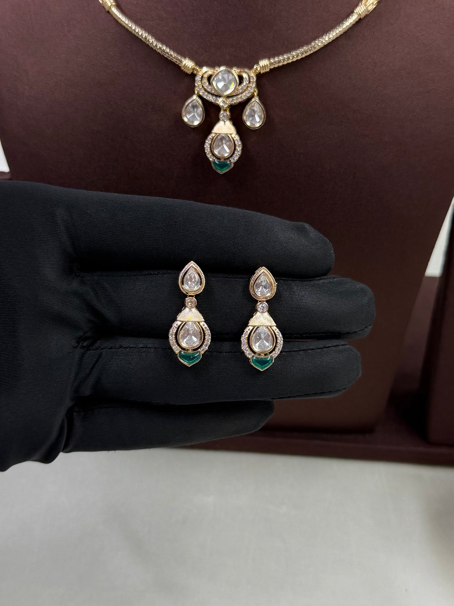 Norika Moissanite Hasli Necklace