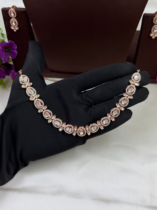 Hina Moissanite Delicate Necklace