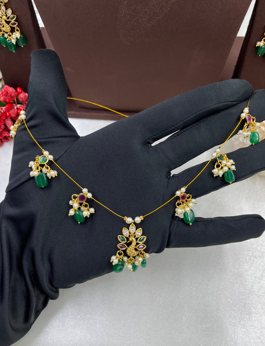 Vani Invisible South Indian Necklace