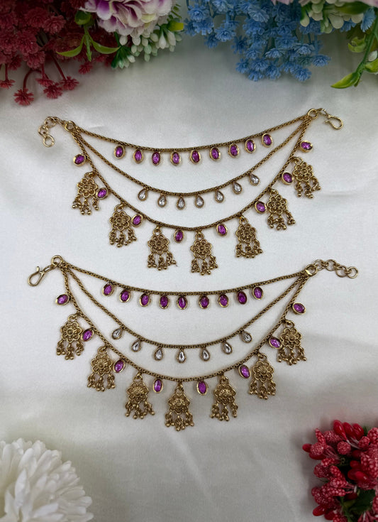 Aarvi Heritage Ear Chain