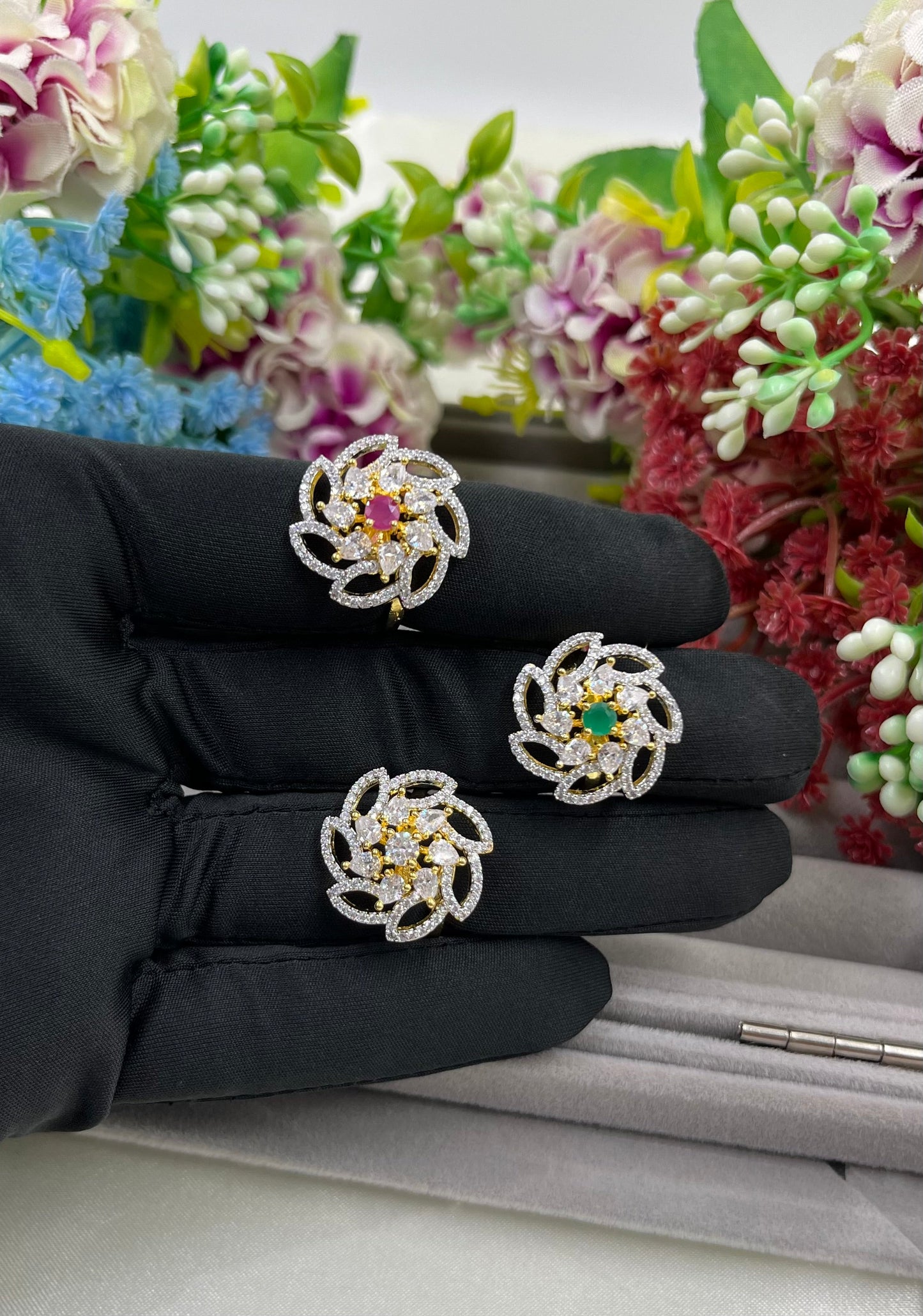 Myra Dual Tone Ad Ring