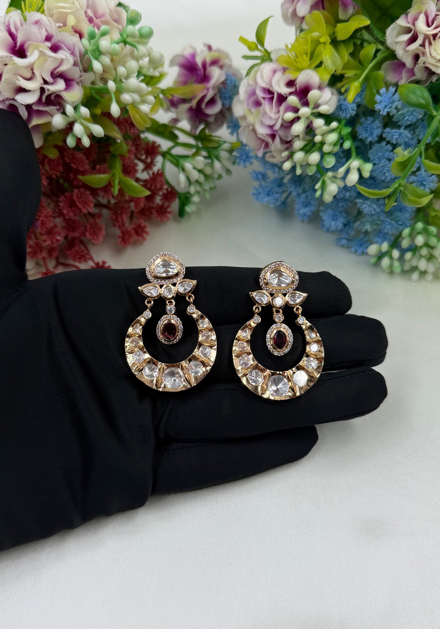 Abiha Moissanite Earring