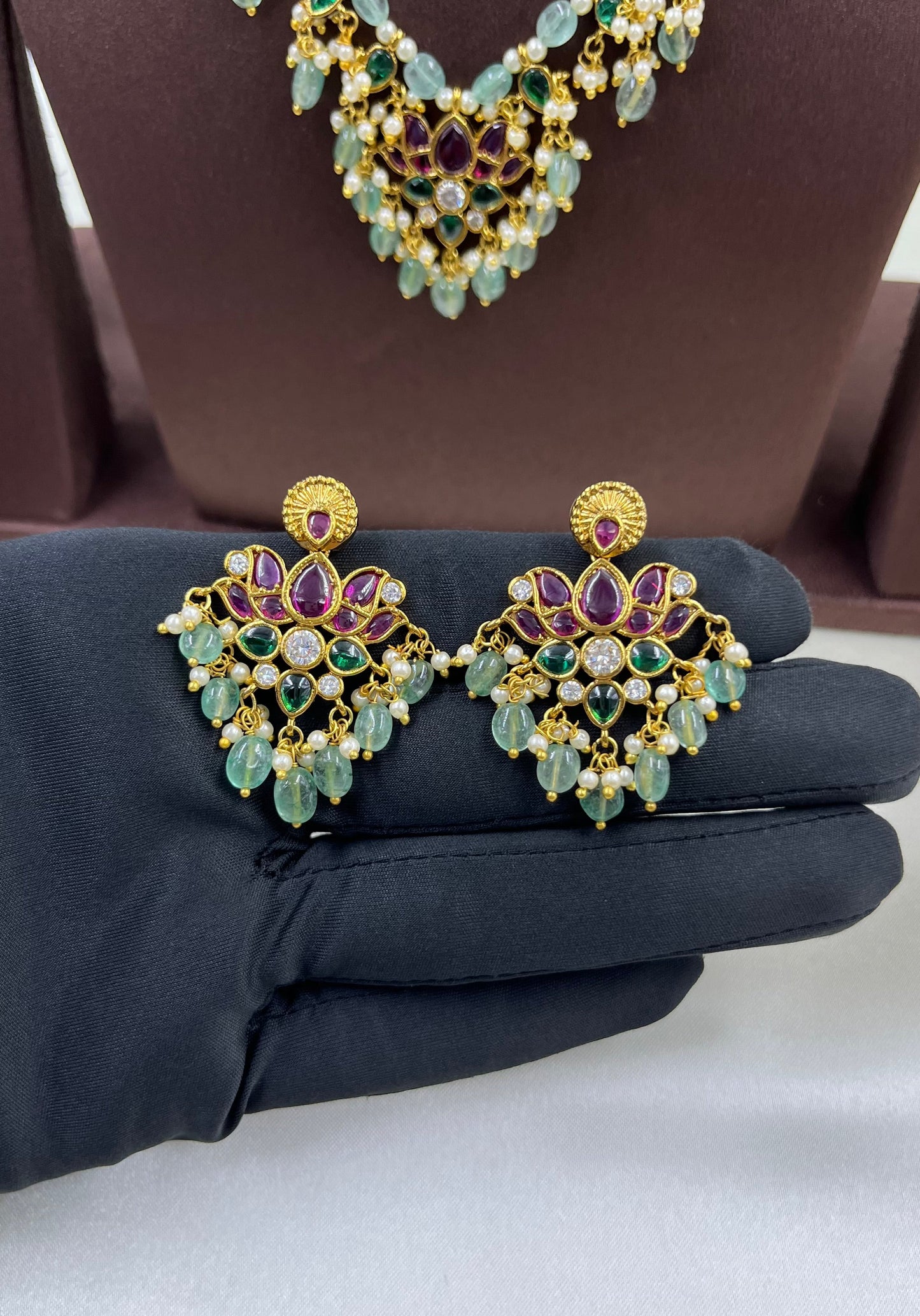 Ishika Traditional Semi Long Necklace 