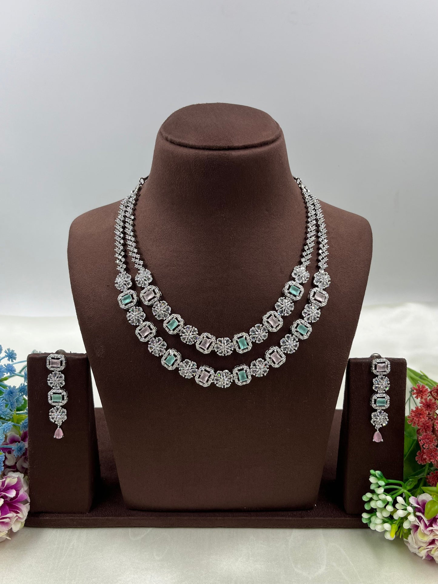 Fila Double Layer Necklace set