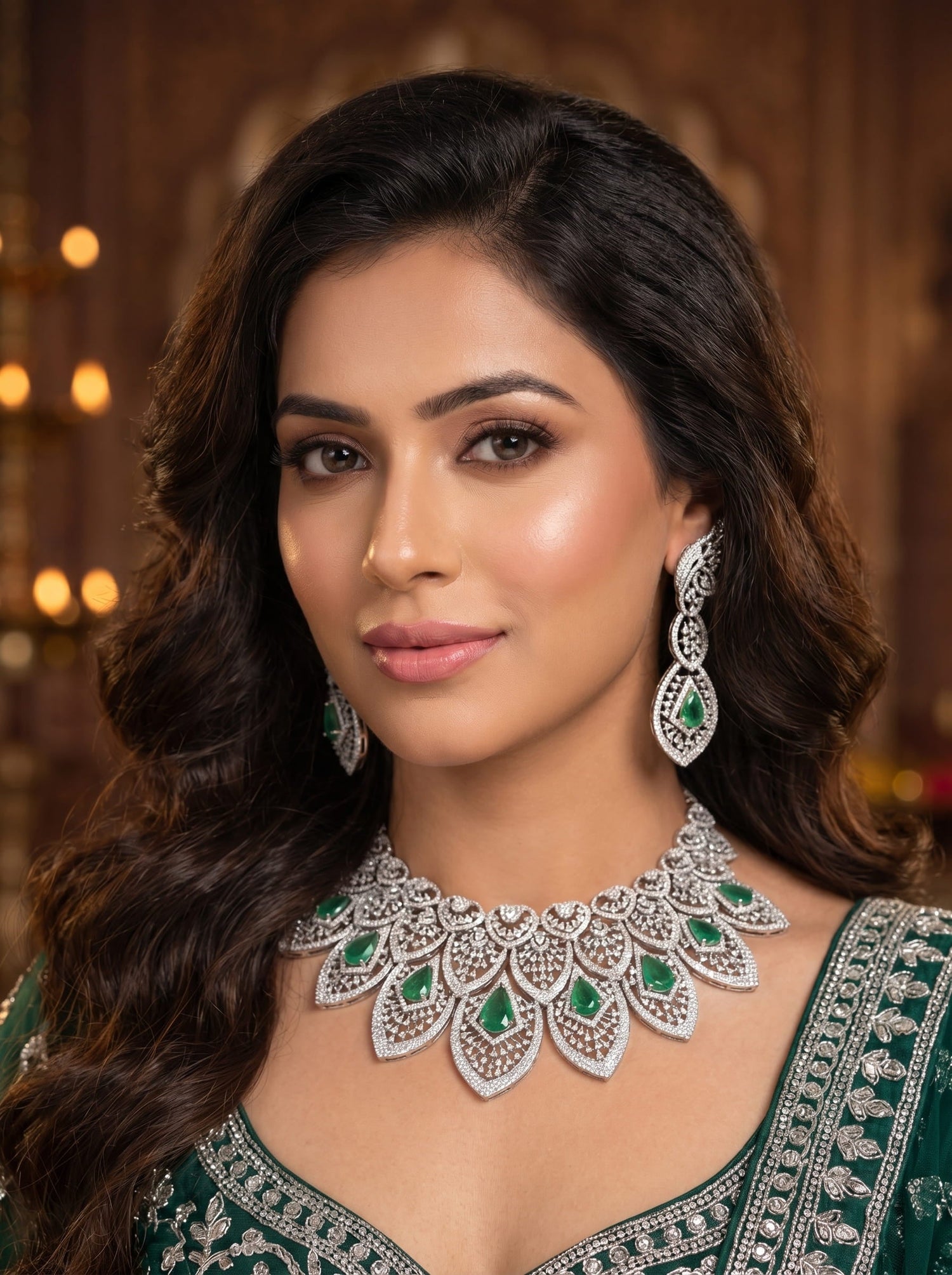 American Diamond Necklace Sets