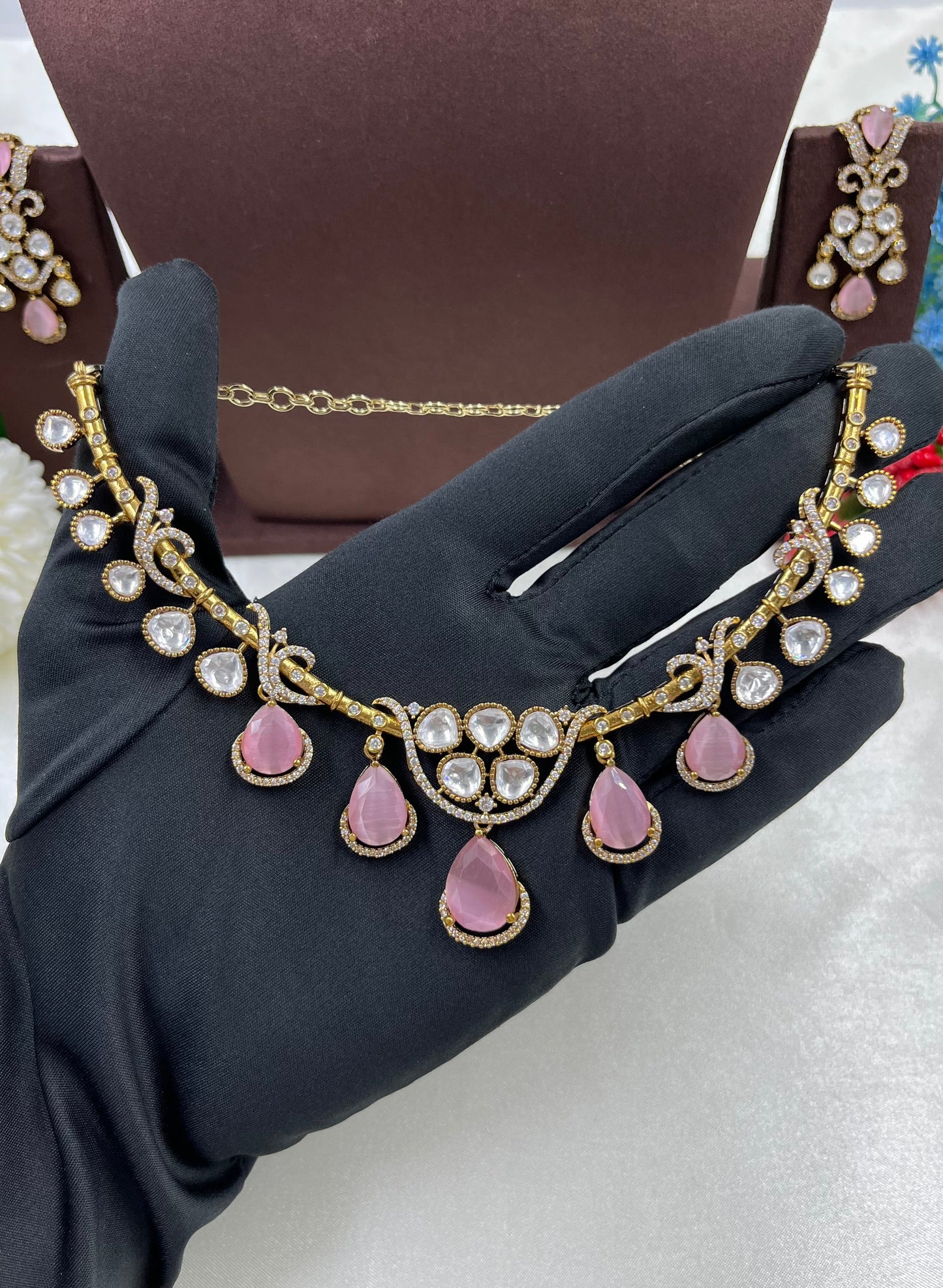 Suri Moissanite Halsi Necklace