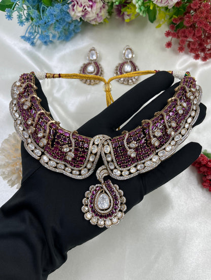 Aisha Premium Kundan Necklace