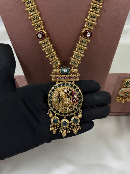 Madhavi Heritage Temple Combo Set