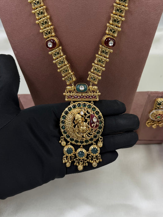 Madhavi Heritage Temple Combo Set