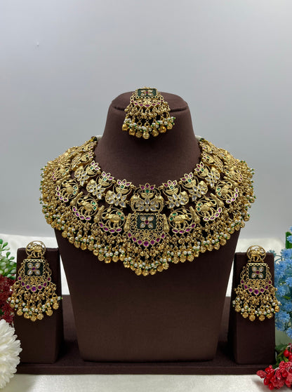 Mirabai Heritage Semi Bridal Set