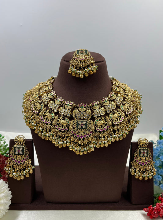 Mirabai Heritage Semi Bridal Set