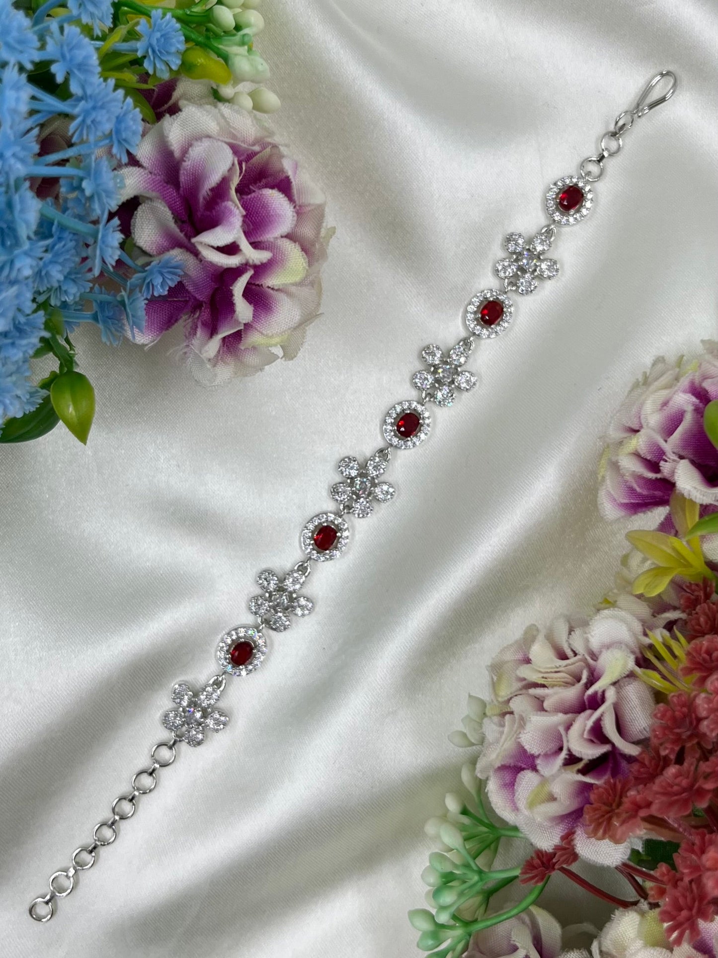 Zaylee American Diamond Bracelet (Adjustable)