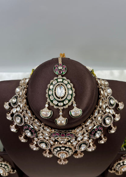 Savitri Moissanite Semi Bridal Set