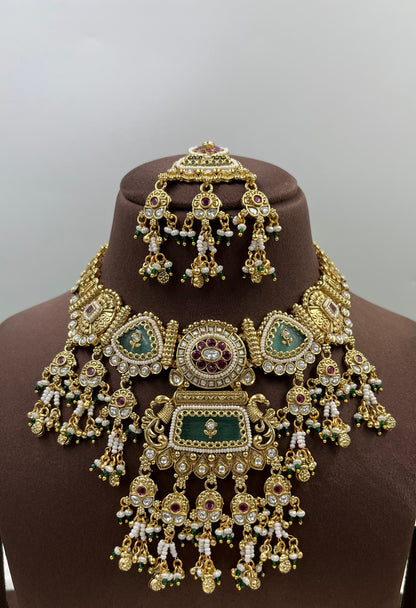 Alia Heritage Antique Gold Necklace