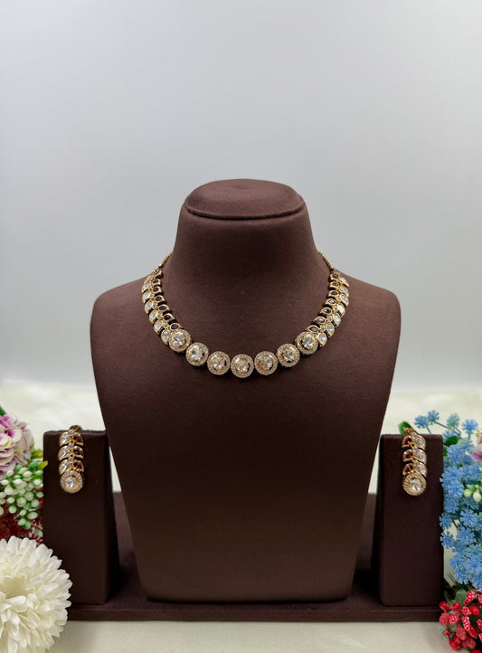 Malvika Moissanite Delicate Necklace