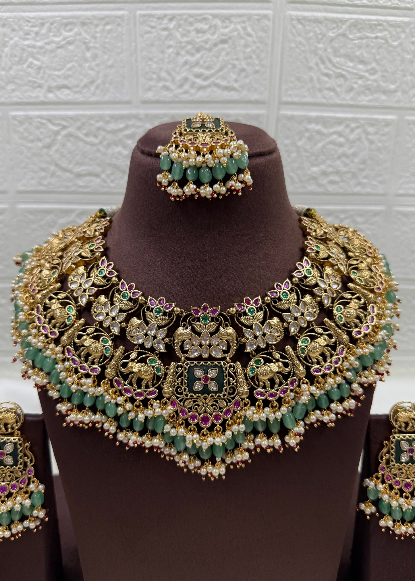 Mirabai Heritage Semi Bridal Set