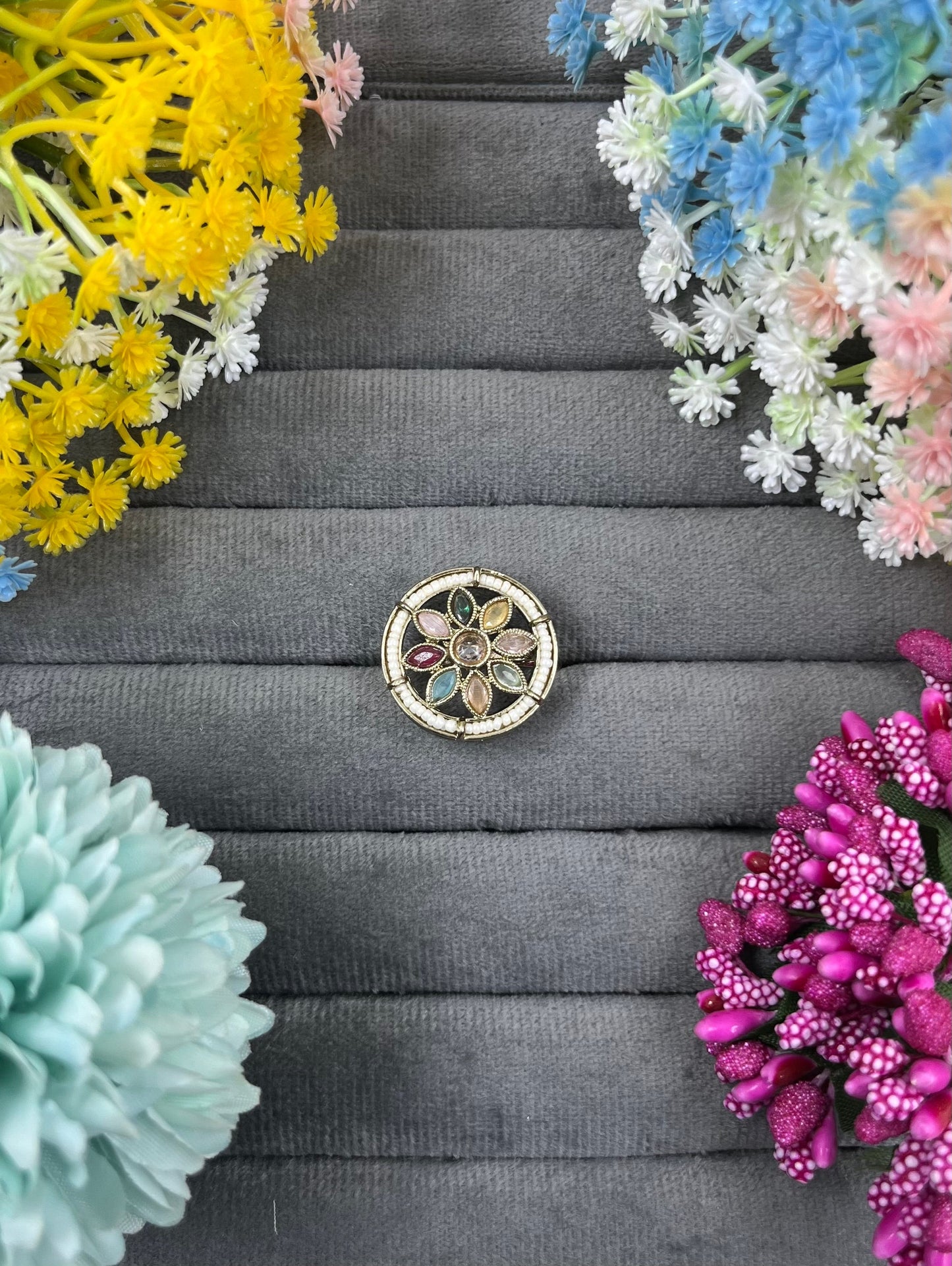 Varsha Victorian Ring (Adjustable)
