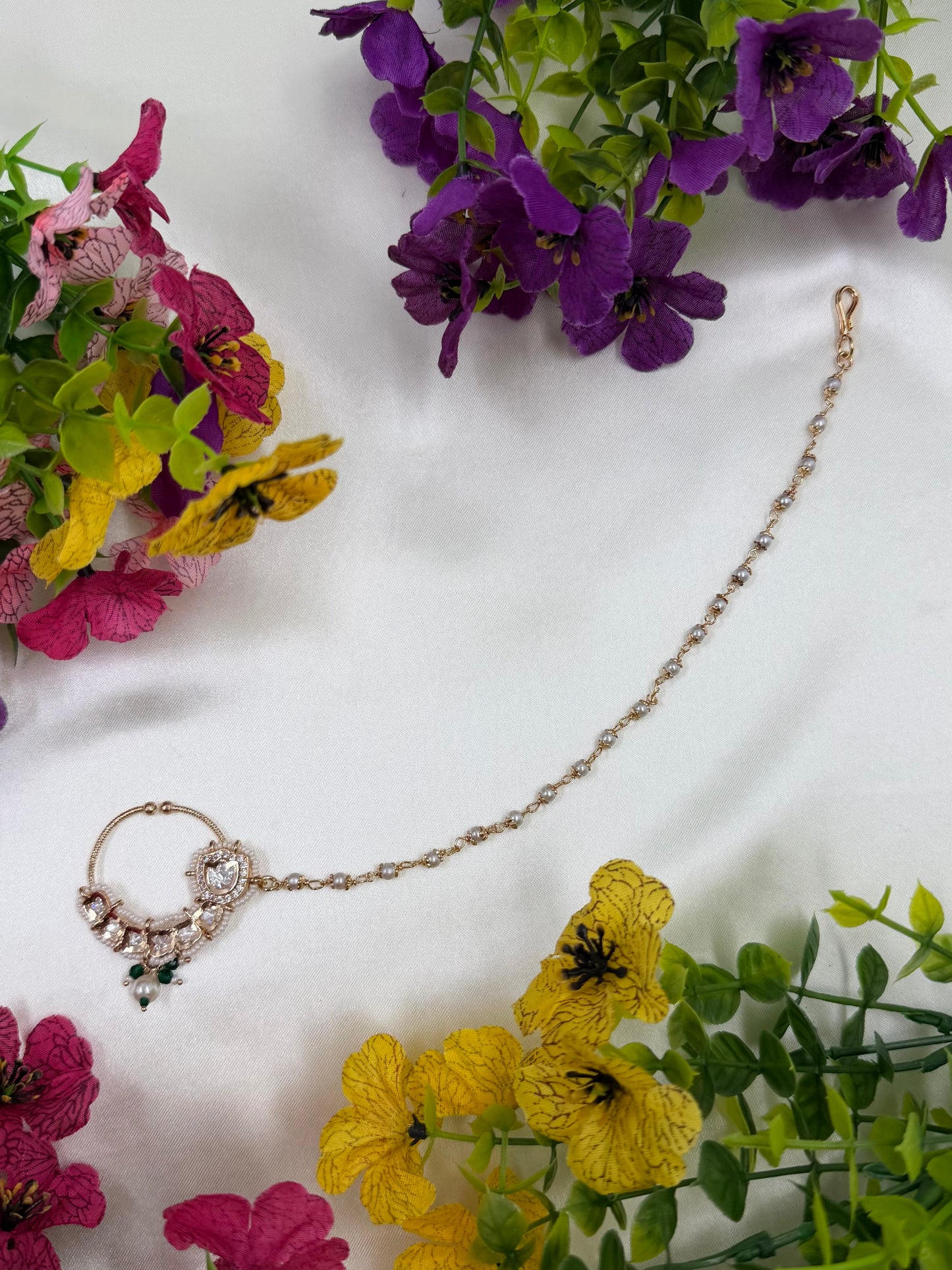 Ruchira Moissanite Nose Ring