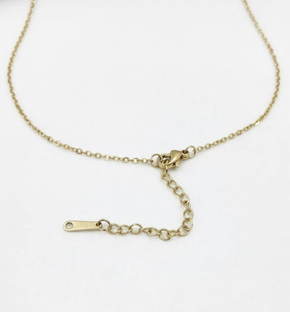 3D Gold Bow Necklace