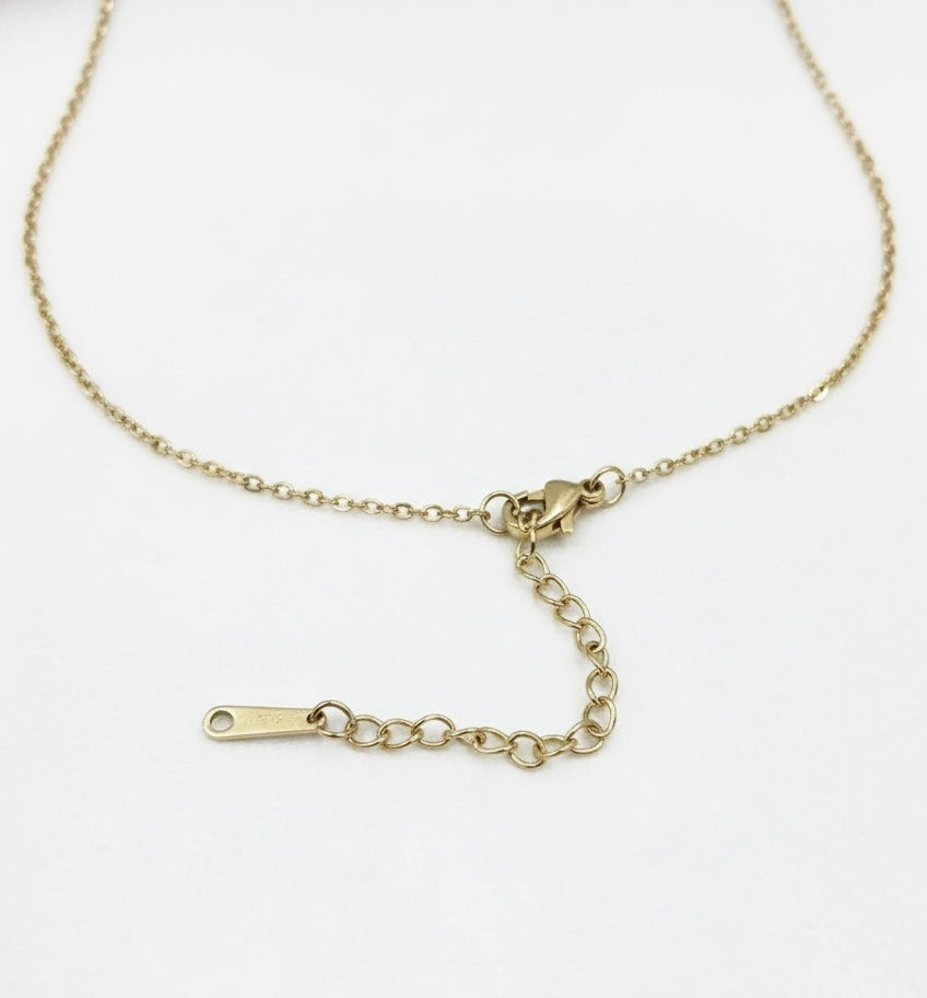 Marble Flower Necklace