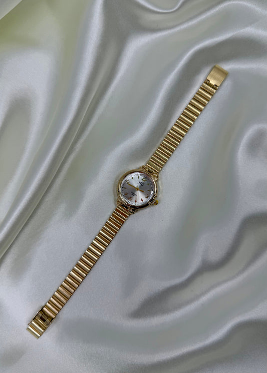 Prerna Gold Stainless Steel Watch (Adjustable)