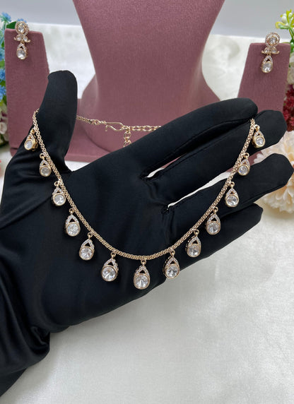 Drishti Moissanite Chain Pendant