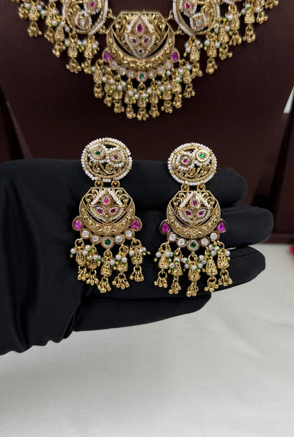 Nritya Heritage Chorski Necklace Set