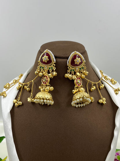 Daksha Kashmiri Earing with Earchain