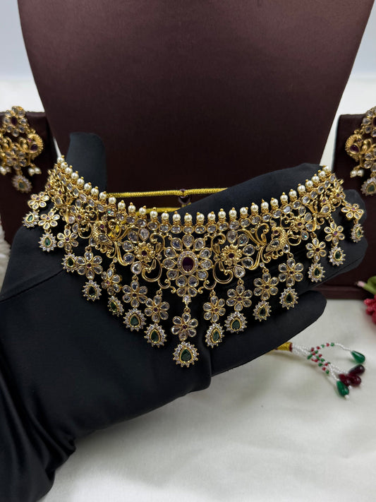 Alka Traditional Choker Necklace Set
