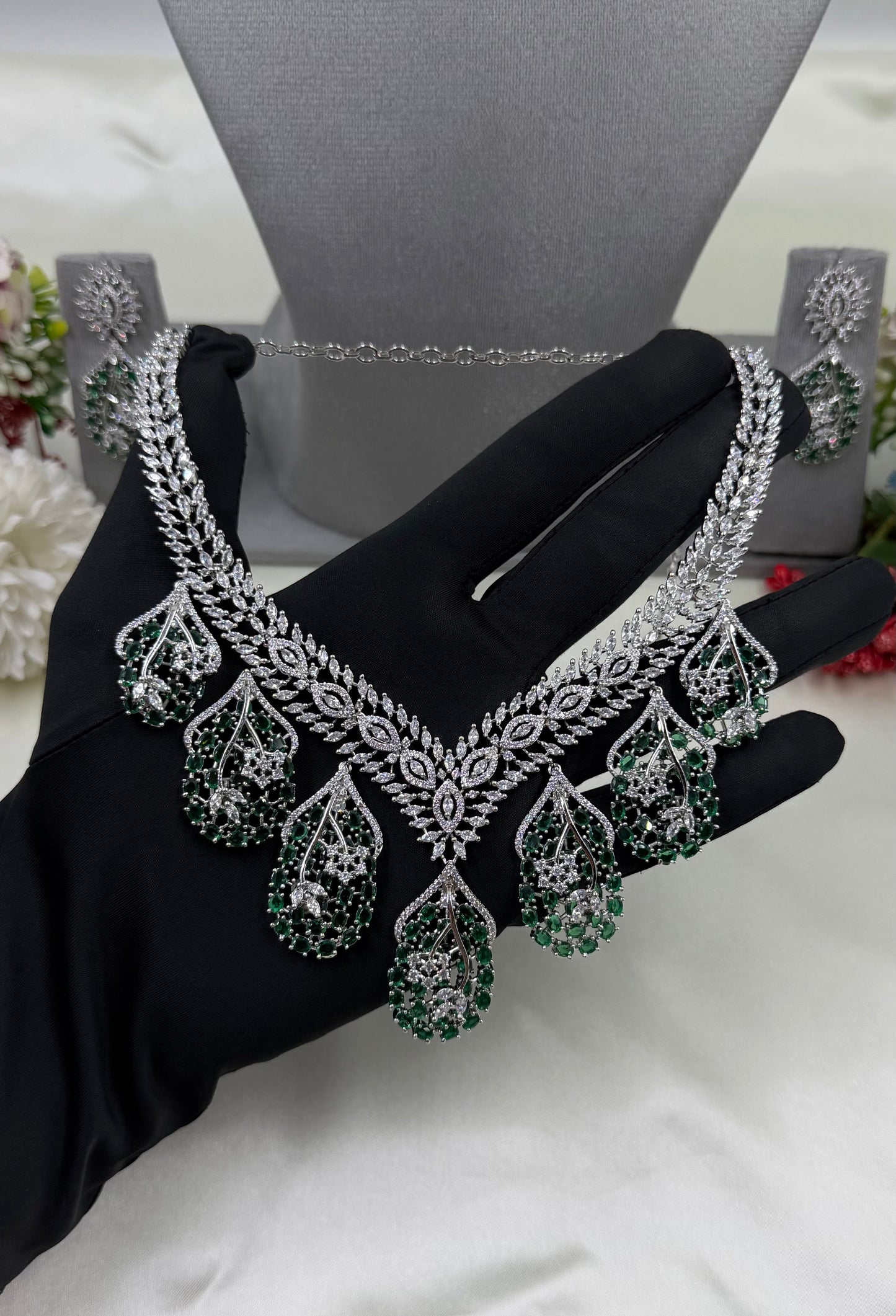 Hansika American Diamond Necklace